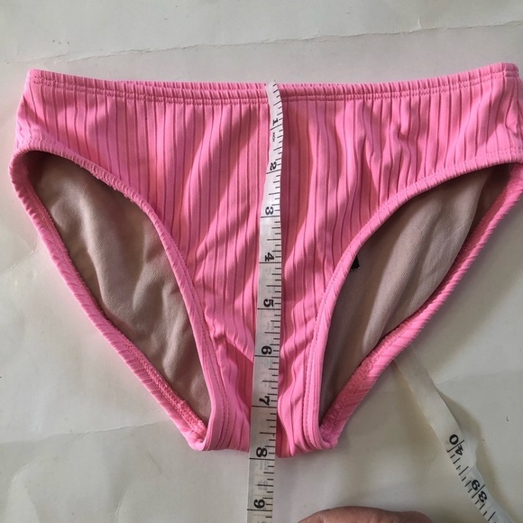 Bundle 3 Pc Art Class Halter Stripe Top Black Pink Bikinis Bottoms Set Size M8 - Picture 12 of 14